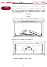 Preview for 22 page of Wildfire RAVEL 750CF User Instructions, Installation Instructions, Service Instructions