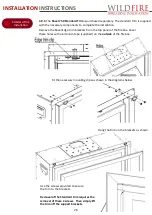 Preview for 26 page of Wildfire RAVEL 750CF User Instructions, Installation Instructions, Service Instructions