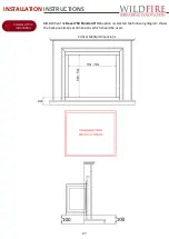 Preview for 27 page of Wildfire RAVEL 750CF User Instructions, Installation Instructions, Service Instructions