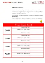 Preview for 52 page of Wildfire RAVEL 750CF User Instructions, Installation Instructions, Service Instructions