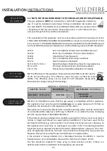 Preview for 16 page of Wildfire RAVEL 800CF Instruction Manual