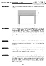 Preview for 18 page of Wildfire RAVEL 800CF Instruction Manual