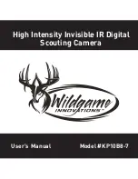 Preview for 1 page of Wildgame KP10B8-7 User Manual