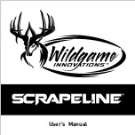 Preview for 1 page of Wildgame Scrapeline User Manual