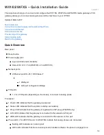 Preview for 1 page of Wildix W01 FXS Quick Installation Manual