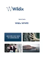 Предварительный просмотр 1 страницы Wildix WP490 Quick Manual