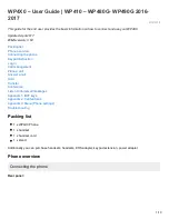Preview for 1 page of Wildix WP490G User Manual