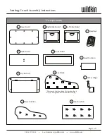 Предварительный просмотр 2 страницы wildkin Fainting Couch Assembly Instructions Manual