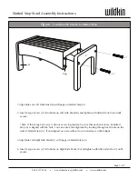 Preview for 2 page of wildkin Slatted Step Stool Assembly Instructions