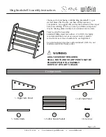 wildkin Sling Bookshelf Assembly Instructions предпросмотр