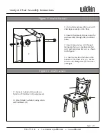 Предварительный просмотр 5 страницы wildkin Vanity & Chair Assembly Instructions