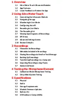 Wildlife Acoustics Echo Meter Touch Manual preview