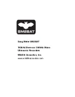 Wildlife Acoustics SM2BAT Manual preview