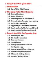 Wildlife Acoustics Song Meter Mini Manual preview