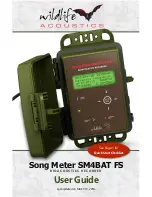 Wildlife Acoustics Song Meter SM4BAT FS User Manual preview