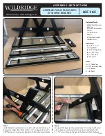 Preview for 1 page of Wildridge Heritage LCC-165 Assembly Instructions