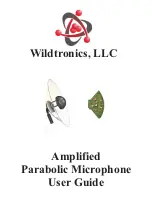 Предварительный просмотр 1 страницы Wildtronics Amplified Parabolic Microphone User Manual