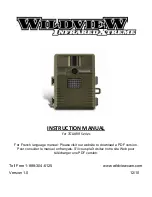 Preview for 1 page of Wildview TGLX8IR Series Instruction Manual