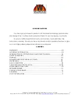 Предварительный просмотр 2 страницы WILDWOOD OVENS &BBQ’S GAS BARBECUE MACHINE Instruction Manual