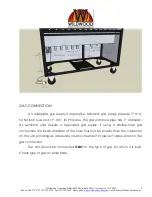 Предварительный просмотр 6 страницы WILDWOOD OVENS &BBQ’S GAS BARBECUE MACHINE Instruction Manual