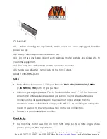 Предварительный просмотр 11 страницы WILDWOOD OVENS &BBQ’S GAS BARBECUE MACHINE Instruction Manual