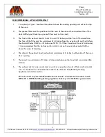 Preview for 18 page of WILDWOOD OVENS &BBQ’S ROMA Installation Instructions Manual