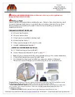 Preview for 3 page of WILDWOOD OVENS &BBQ’S TOSCANO Installation Instructions Manual