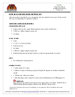 Preview for 4 page of WILDWOOD OVENS &BBQ’S TOSCANO Installation Instructions Manual