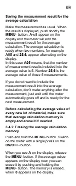 Preview for 23 page of Wile Bio Moisture Wood Operating Instructions Manual