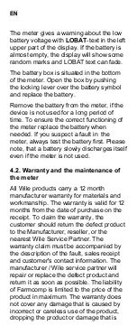 Preview for 10 page of Wile Bio Moisture Operating Instructions Manual