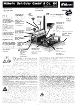 Preview for 1 page of Wilesco D 22 Quick Start Manual