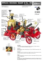 Preview for 1 page of Wilesco D305 Quick Start Manual