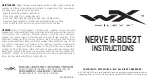 Wiley x NERVE R-8052T Instructions preview