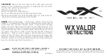Wiley x WX VALOR Instructions preview