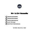 Предварительный просмотр 1 страницы Wilfa CH-1 Instruction Manual