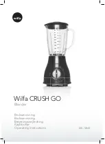 Wilfa CRUSH GO BBL-1200B Operating Instructions Manual preview