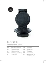 Предварительный просмотр 1 страницы Wilfa CULTURE CC1B-1000 Instruction Manual