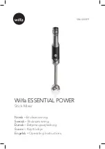 Wilfa ESSENTIAL POWER SM-1000FP Manual preview