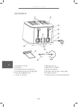 Предварительный просмотр 78 страницы Wilfa FAMILY TO4B-1600 Instruction Manual