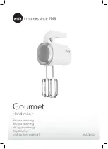 Wilfa Gourmet HM-300V2 Instruction Manual предпросмотр