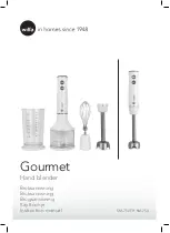 Wilfa Gourmet SM-750 Instruction Manual preview