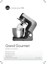 Предварительный просмотр 1 страницы Wilfa Grand Gourmet KM-1500A Instruction Manual