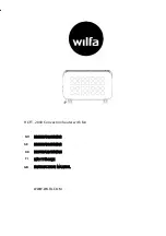 Wilfa HCFT-2000 Instruction Manual preview