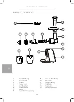 Предварительный просмотр 80 страницы Wilfa JUICEMASTER FRESH Instruction Manual