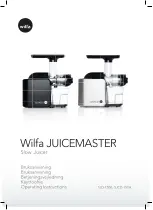 Wilfa JUICEMASTER Operating Instructions Manual предпросмотр