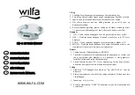 Wilfa KW-2 Instruction Manual предпросмотр