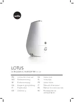 Wilfa LOTUS HU-4W Instruction Manual preview