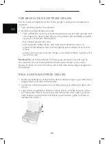 Preview for 22 page of Wilfa MiniGrill CG-2000B Instruction Manual