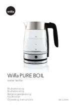 Wilfa PURE BOIL WKG-2200S Operating Instructions Manual preview