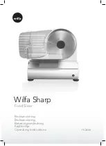 Wilfa Sharp FS-200W Operating Instructions Manual предпросмотр